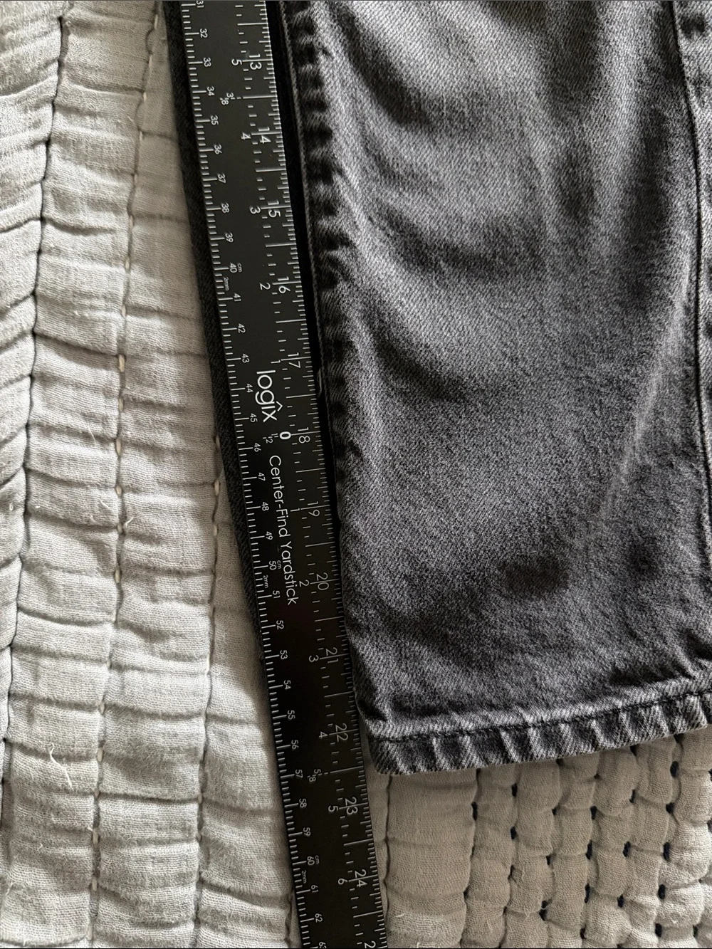 GAP Men's Charcoal Straight-Leg Jeans
